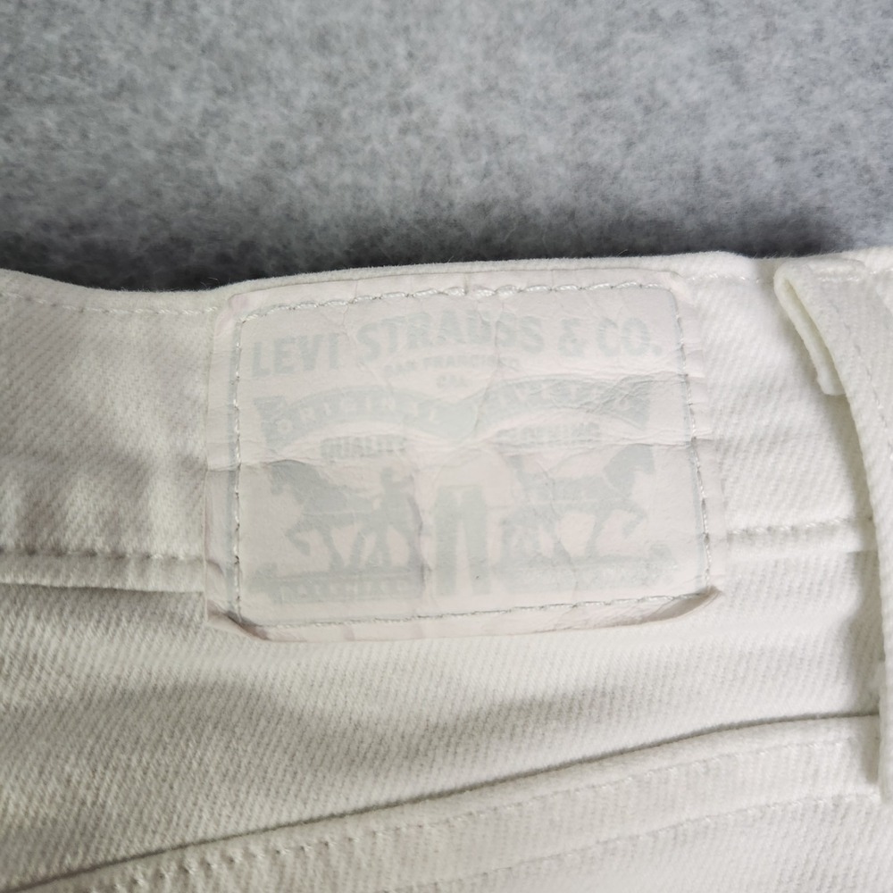 Levi's 311 Shaping Jeans Womens 27x30 White Denim Stretch Flattering Skinny Leg - Picture 9 of 13